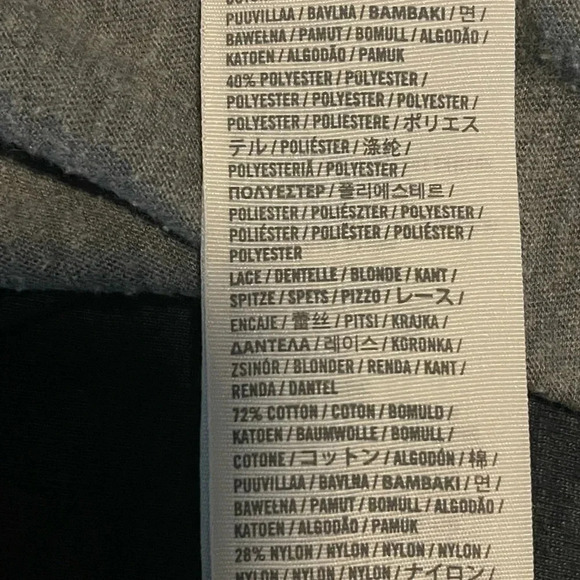 Hollister Grey Front Lace Camisole with adjustable straps XS - Picture 7 of 7